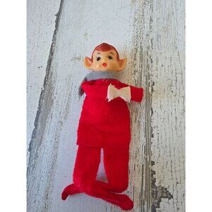 Antique elf felt figurine Xmas
